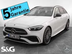 Unilack polarweiß Gebraucht 2025 Mercedes C220 AMG Kombi | 54.199 €
