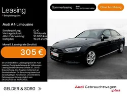 Mythosschwarz metallic Gebraucht 2024 Audi A4 Advanced Plus Limousine | 34.990 € (Guter Preis)