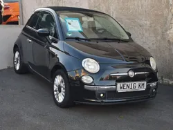 Schwarz Gebraucht 2011 Fiat 500 Lounge Cabrio | 5.699 € (Fairer Preis)