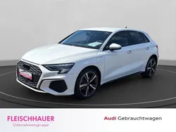 Weiss Gebraucht 2022 Audi A3 Sportback e-tron S-Line Limousine | 24.990 € (Superpreis)