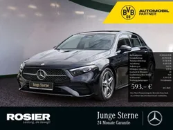 Schwarz / kosmosschwarz (metallic) Gebraucht 2024 Mercedes 250 AMG Coupé | 39.890 € (Fairer Preis)