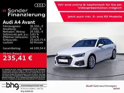Weiß Gebraucht 2024 Audi A4 S-Line Kombi | 36.950 € (Guter Preis)