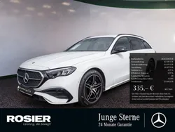 Weiss / polarweiß Gebraucht 2024 Mercedes E200 AMG Kombi | 48.422 € (Superpreis)