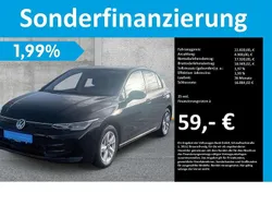 Grenadillschwarz metallic Gebraucht 2024 VW Golf VIII Life Limousine | 22.240 € (Guter Preis)