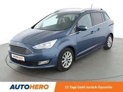 Blau Gebraucht 2019 Ford Grand C-Max Titanium Van / Kleinbus | 15.690 € (Fairer Preis)