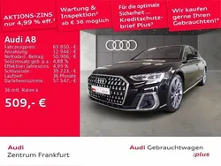 Mythosschwarz metallic Gebraucht 2022 Audi A8 Ambiente Limousine | 62.850 € (Superpreis)