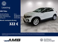 0q pure white Gebraucht 2024 VW T-Roc Style SUV | 32.890 € (Etwas zu teuer)