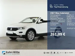 Weiß Gebraucht 2021 VW T-Roc Cabriolet Style Cabrio | 27.925 € (Fairer Preis)