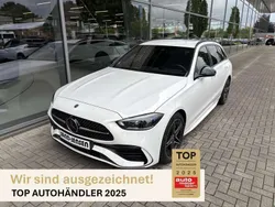 Polarweiss Gebraucht 2024 Mercedes C220 AMG Line Premium Kombi | 43.995 € (Superpreis)