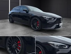 Schwarz Gebraucht 2022 Mercedes CLA35 AMG Shooting Brake AMG Kombi | 43.980 € (Fairer Preis)