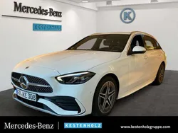 Polarweiß Gebraucht 2024 Mercedes C220 AMG Kombi | 51.550 €