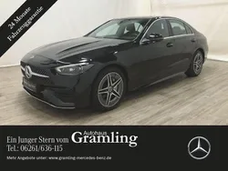 Obsidianschwarz (metallic) Gebraucht 2024 Mercedes C300e AMG Limousine | 54.499 € (Etwas zu teuer)