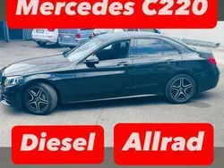 Obsidianschwarz metalliclack Gebraucht 2019 Mercedes C220 AMG line Limousine | 24.999 € (Teuer)