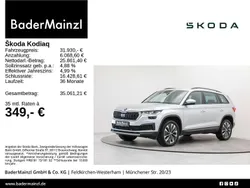 Brillantsilber metallic (metallic) Gebraucht 2022 Skoda Kodiaq Tour SUV | 31.930 € (Guter Preis)
