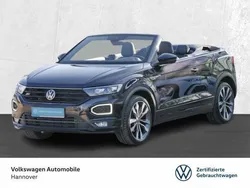 Deep black schwarz (metallic) Gebraucht 2021 VW T-Roc Cabriolet R-line Cabrio | 27.480 € (Fairer Preis)