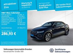 Schwarz Gebraucht 2025 VW T-Roc Cabriolet Style Cabrio | 25.890 € (Guter Preis)