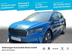 Raceblau metallic Gebraucht 2021 Skoda Enyaq iV Loft SUV | 26.550 € (Guter Preis)