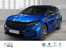 Blau Gebraucht 2024 Skoda Enyaq iV SportLine SUV | 48.950 € (Superpreis)