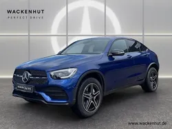 Blau Gebraucht 2021 Mercedes GLC300e AMG Coupé | 43.990 € (Teuer)