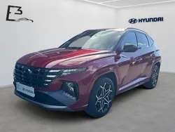 Sunset red / phantom black / mic Gebraucht 2022 Hyundai Tucson N Line SUV | 31.990 € (Fairer Preis)