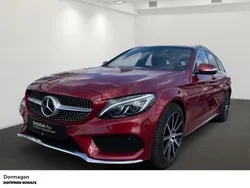 Rot Gebraucht 2015 Mercedes C250 AMG line Kombi | 21.780 € (Etwas zu teuer)