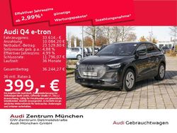 Mythosschwarz metallic Gebraucht 2023 Audi Q4 e-tron Comfort SUV | 33.614 € (Fairer Preis)