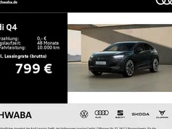 Schwarz Neu 2025 Audi Q4 Sportback e-tron Ambiente SUV | 69.990 €