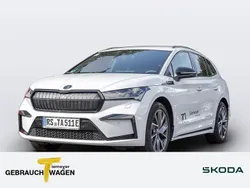 Weiß Gebraucht 2023 Skoda Enyaq iV SportLine SUV | 44.980 € (Etwas zu teuer)