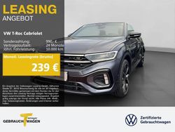 Schwarz Gebraucht 2025 VW T-Roc Cabriolet Style Cabrio | 26.590 € (Superpreis)