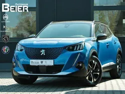 Blau Gebraucht 2021 Peugeot e-2008 GT SUV | 19.980 € (Fairer Preis)