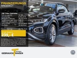 Deep black perleffekt Gebraucht 2025 VW T-Roc Cabriolet Goal Cabrio | 32.980 € (Guter Preis)