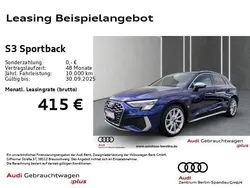 Navarrablau metallic Gebraucht 2024 Audi S3 Ambiente Limousine | 43.723 € (Fairer Preis)