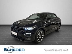 Deep black perleffekt schwarz Gebraucht 2021 VW T-Roc Cabriolet R-line Cabrio | 24.500 € (Guter Preis)