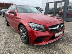 Rot Gebraucht 2020 Mercedes C300e AMG line Limousine | 24.999 € (Teuer)