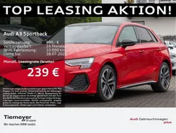 Rot Gebraucht 2024 Audi A3 Sportback S-Line Limousine | 38.670 € (Fairer Preis)