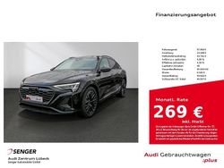 Mythosschwarz metallic Gebraucht 2024 Audi Q8 e-tron S-Line SUV | 57.950 € (Teuer)