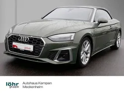 Distriktgrün metallic Gebraucht 2022 Audi A5 Cabriolet S-Line Cabrio | 34.990 € (Superpreis)