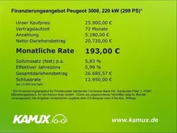 Schwarz Gebraucht 2022 Peugeot 3008 Allure SUV | 25.900 € (Fairer Preis)