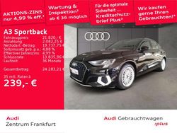Schwarz Gebraucht 2022 Audi A3 Advanced Limousine | 21.820 € (Guter Preis)