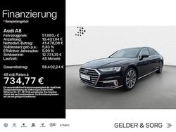 Mythosschwarz metallic Gebraucht 2021 Audi A8L Ambiente Limousine | 51.880 € (Fairer Preis)