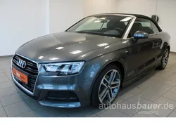 Daytonagrau perleffekt/schwarz (metallic) Gebraucht 2018 Audi A3 Cabriolet Sport Cabrio | 32.970 €