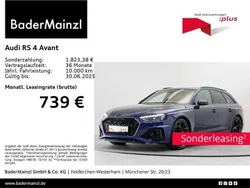 Navarrablau metallic Gebraucht 2024 Audi RS4 Competition Kombi | 85.430 € (Superpreis)