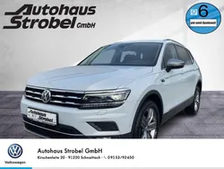 Weiß white silver metallic (metallic) Gebraucht 2017 VW Tiguan Allspace Highline SUV | 31.990 € (Etwas zu teuer)