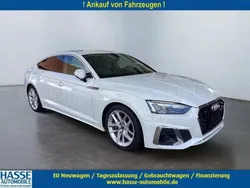 Weiß Gebraucht 2021 Audi A5 Sportback S-Line Limousine | 31.399 € (Guter Preis)