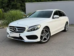 Weiß Gebraucht 2017 Mercedes C220 AMG line Kombi | 21.500 € (Teuer)