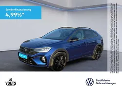 Reef blue metallic schwarz Gebraucht 2025 VW Taigo R-line SUV | 28.770 € (Teuer)