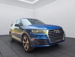 Blau Gebraucht 2016 Audi Q7 S-Line SUV | 36.900 € (Fairer Preis)