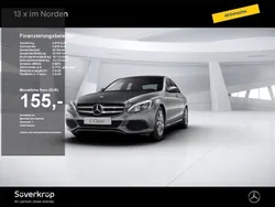 Grau Gebraucht 2016 Mercedes C180 Avantgarde Limousine | 19.650 € (Fairer Preis)