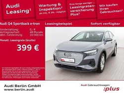 Grau (kieselgrau) Gebraucht 2023 Audi Q4 Sportback e-tron Basis SUV | 26.801 € (Guter Preis)