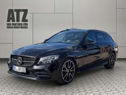 Obsidianschwarz metalliclack Gebraucht 2020 Mercedes C200 AMG line Kombi | 23.888 € (Etwas zu teuer)